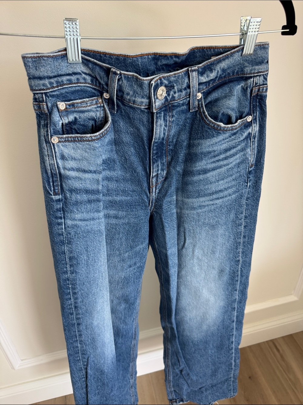 AYR Medium Wash Blue Straight Jeans
